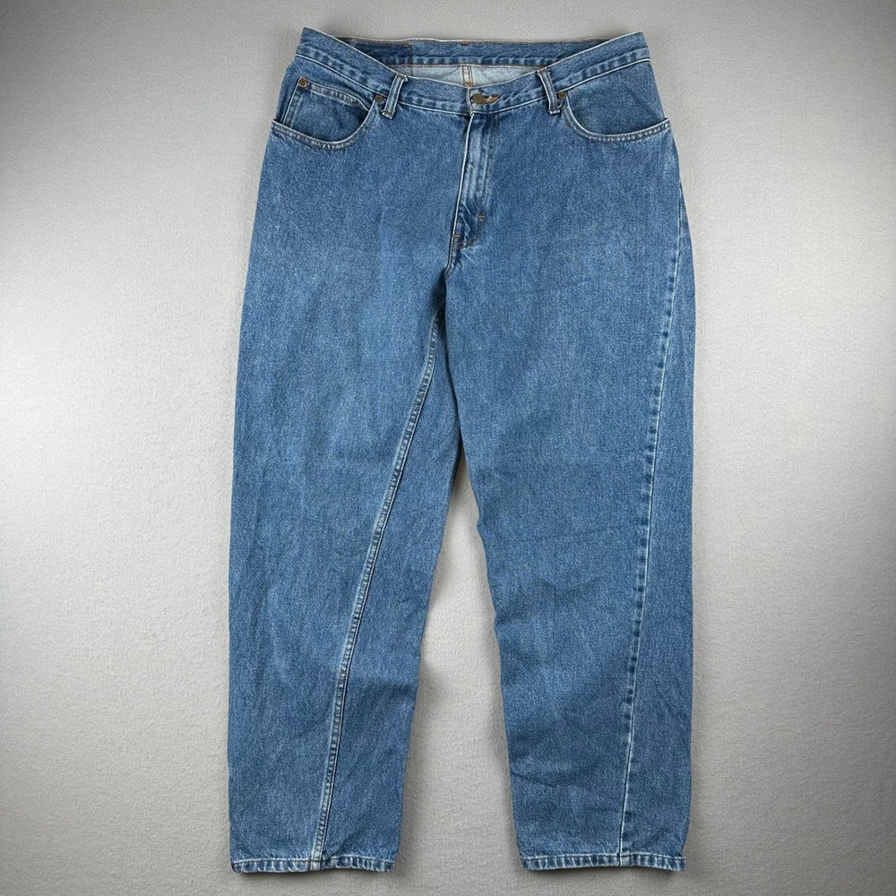 Bullseye Classic Jeanswear Denim Pants Mens 36x32 Blue Straight Leg 100% Cotton